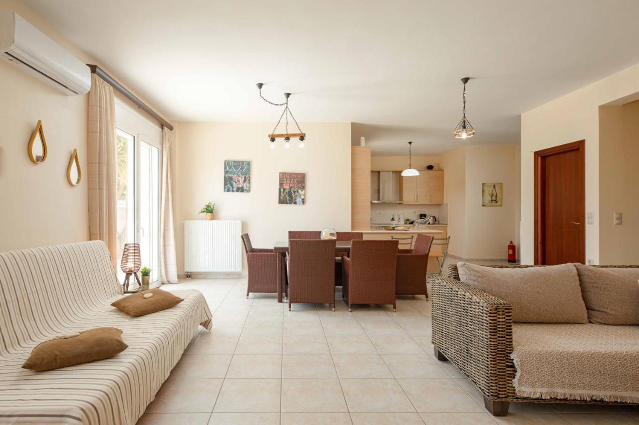 Villa Melenia For Family Holidays By The Beach Agia Pelagia Екстериор снимка