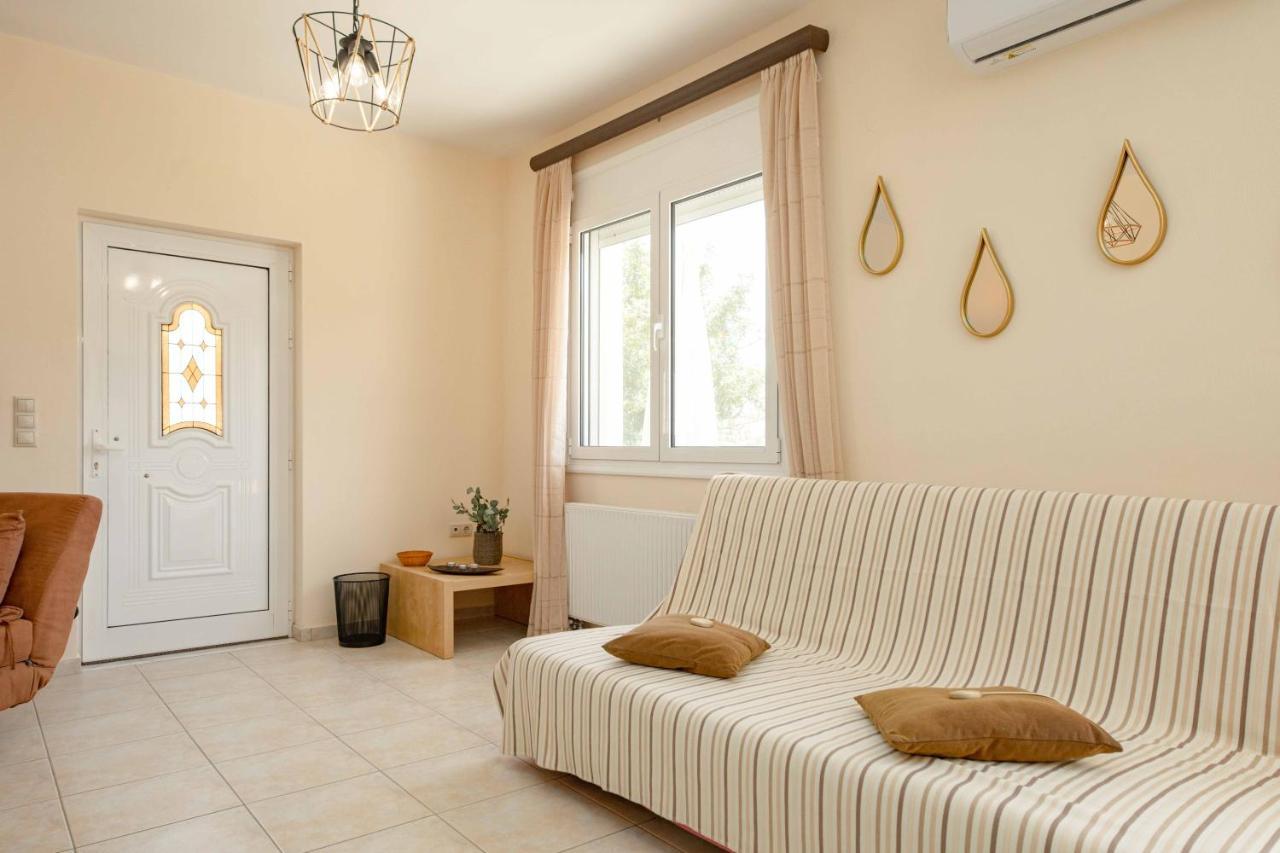 Villa Melenia For Family Holidays By The Beach Agia Pelagia Екстериор снимка